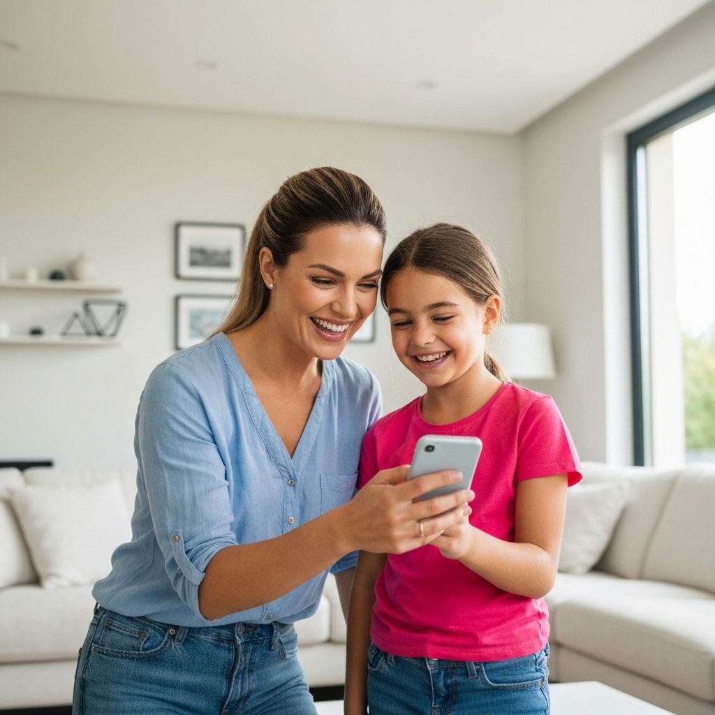 Parent and child using Guardian Link VPN together